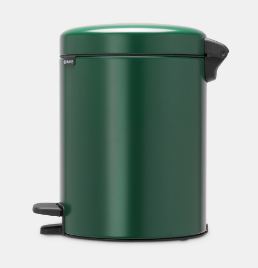 Brabantia Treteimer Newicon - 3 l - Rund - Grün - Terrasse - 16,8 cm - 168 mm