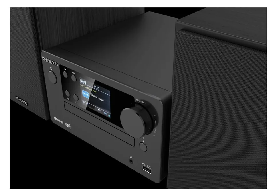 Kenwood Electronics M-725DAB-B - Heim-Audio-Mikrosystem - Schwarz - 50 W - 2-Wege - 75 dB - 10%, Ansicht 4