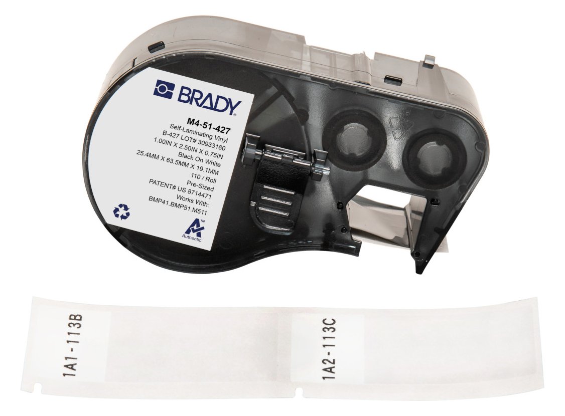 Brady Corporation BMP41/BMP51/BMP53/M511 Label Printer Labels