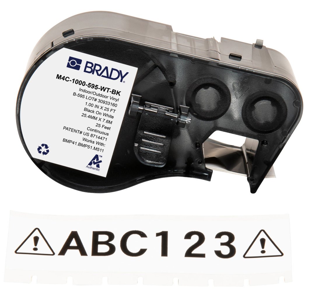 Brady Corporation BMP41/BMP51/BMP53/M511 Label Printer Tape
