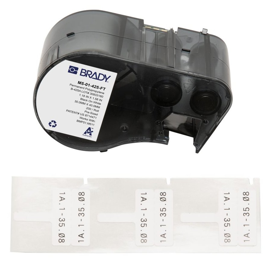 Brady Corporation BMP51/BMP53/M511 Label Printer Fibre Optic Labels