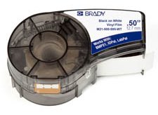 Brady Corporation Brady 142807 - Schwarz - Weiß - Druckeretikett - Acryl - Vinyl - Wärmeübertragung