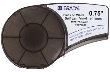 Brady Corporation Brady M211 und M210 - selbstlaminierende Vinyletiketten für die Leitungs- und Kabelkennzeichnung -Weiß von LumaTech