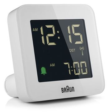 Braun BC DCF Funkwecker Multiband wei von LumaTech