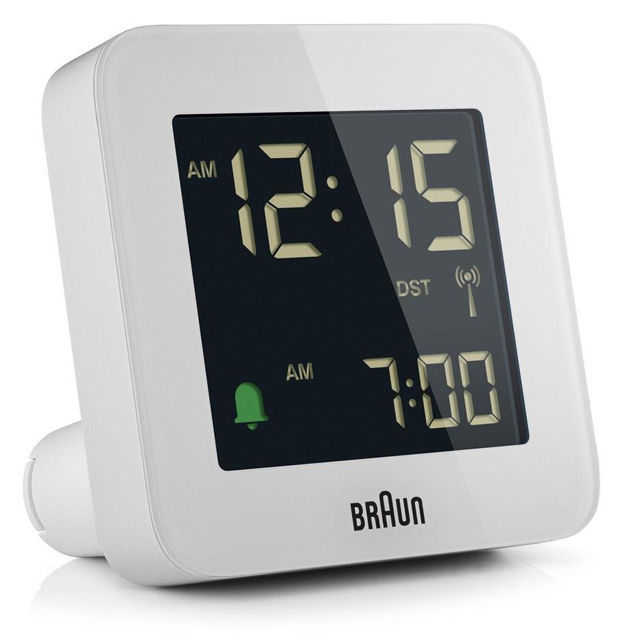 Braun BC DCF Funkwecker Multiband wei