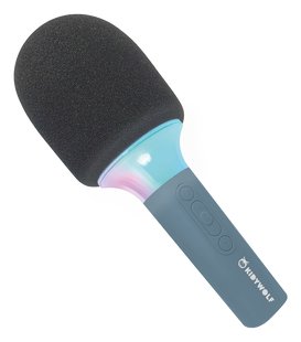 Kidywolf Mikrofon Bluetooth mit Licht blau - Mikrofon