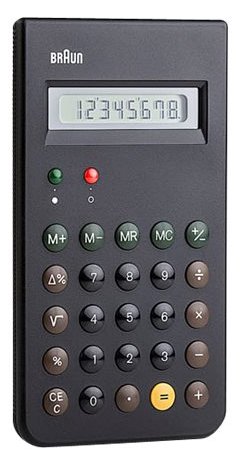 Braun BNE001BK - Desktop-Taschenrechner - 8 Stellen