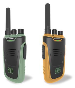 Kidywolf Walkie-Talkies mit Taschenlampe gruen/orange von LumaTech