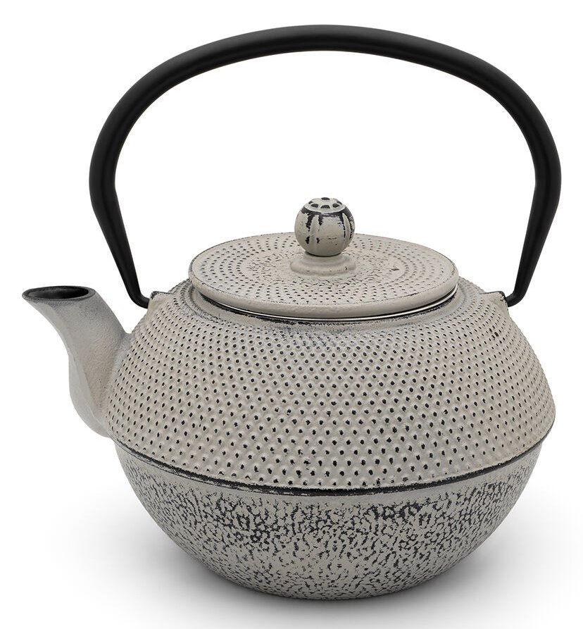 Bredemeijer Group Bredemeijer Jang - Einzelne Teekanne - 1100 ml - Grau - Eisenguss - Teefilter