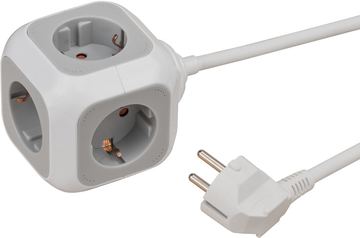 Brennenstuhl 1150090 - 1,4 m - 4 AC-Ausgänge - Indoor - IP20 - Weiß - 230 V von LumaTech