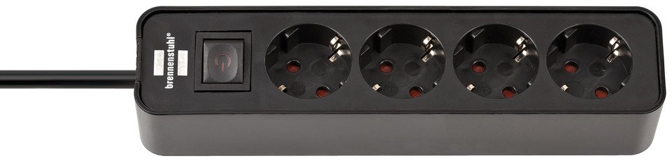 Brennenstuhl 1153240000 - 1,5 m - 5 AC-Ausgänge - Indoor - Typ F - Typ F - IP20