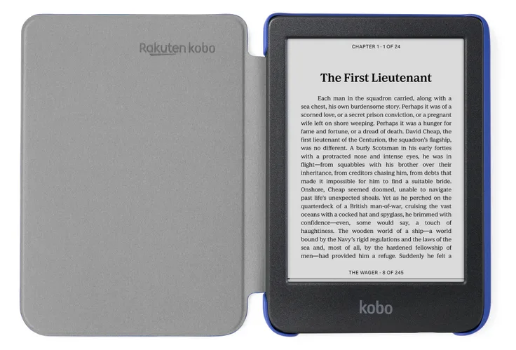 Kobo Clara Basic SleepCover Case Cobalt Blue, Ansicht 2