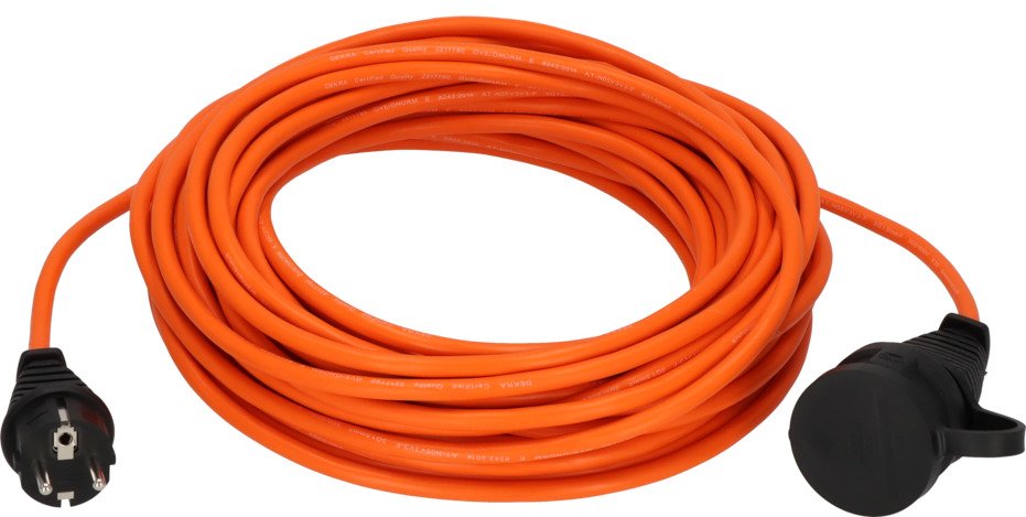 Brennenstuhl 1169940 - 20 m - Outdoor - Gerade - IP44 - Kältebeständig - Ölbeständig - UV-beständig - Orange