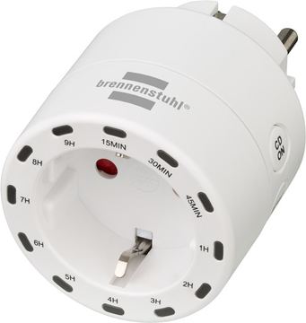 Brennenstuhl 1506130 - Weiß - Analog - Tasten - Drehregler - 15 min - IP20 - 230 V von LumaTech