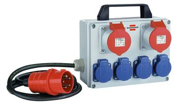 Brennenstuhl BKV 2/4 T IP44 - Stromverteilungseinheit von LumaTech