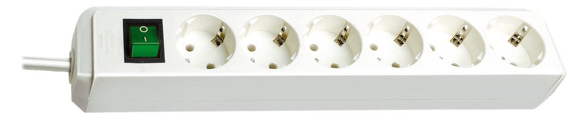 Brennenstuhl Eco-Line - Steckdosenleiste - Ausgangsanschlüsse: 6