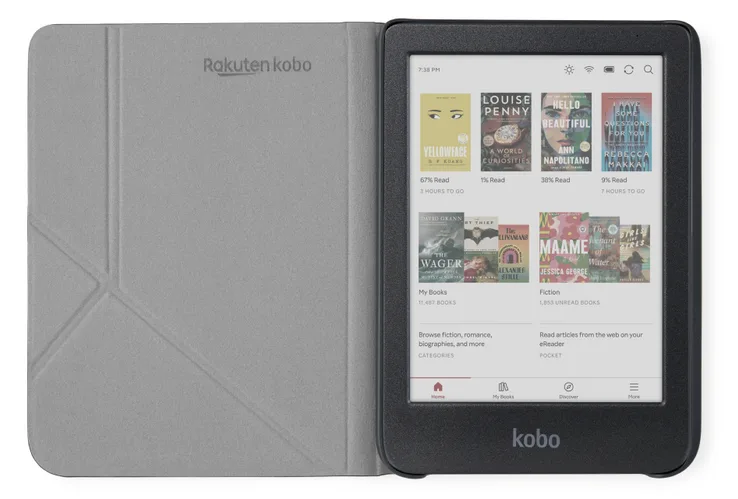 Kobo Clara SleepCover - Flip-Hülle für eBook-Reader - Schwarz, Ansicht 3