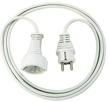 Brennenstuhl H05VV-F 3G1,5 - Stromkabel - 3 m - weiß von LumaTech