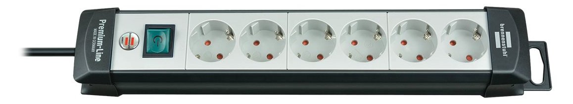 Brennenstuhl Premium-Line extension socket H05VV-F 3G1,5 - Steckdosenleiste - Ausgangsanschlüsse: 6 (Stromversorgung)