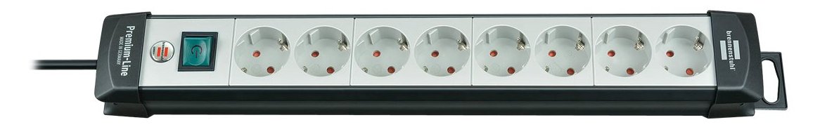 Brennenstuhl Premium-Line extension socket H05VV-F 3G1,5 - Steckdosenleiste - Eingabe, Eingang Stromversorgung
