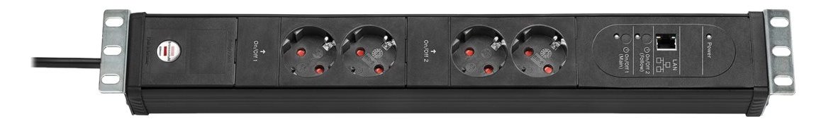 Brennenstuhl Premium-Web-Line V3 - Steckdosenleiste (Rack - einbaufähig)