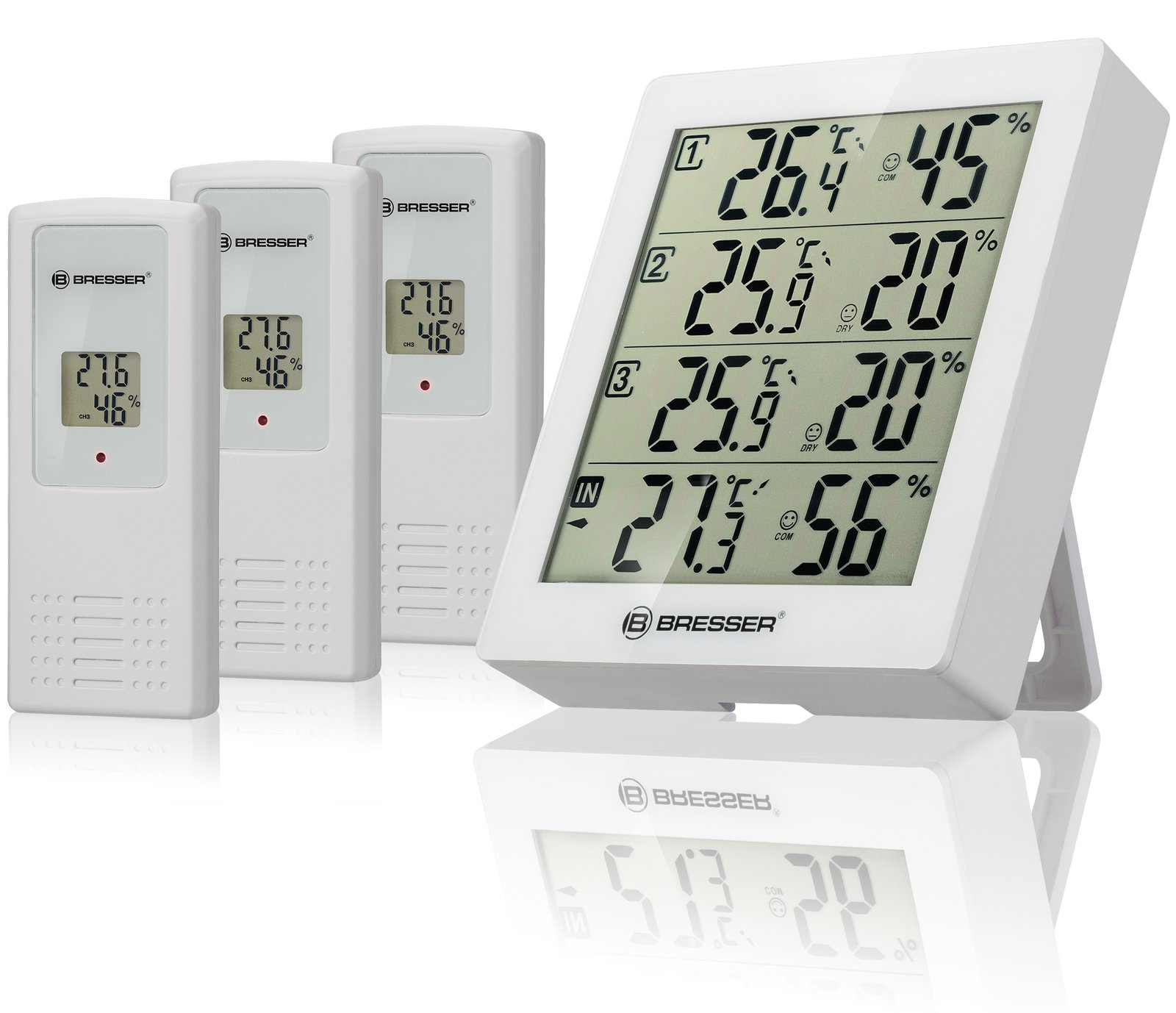 Bresser Temeo Hygro Quadro - Thermo-Hygrometer