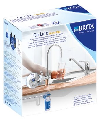 BRITA On Line Active Plus - Untertischwasserfilter - Silber