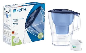 BRITA Wasserfilter-Kanne Aluna bl
