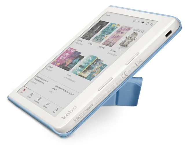 Kobo Libra Colour SleepCover Case Dusk Blue, Ansicht 3