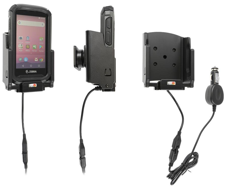 Brodit 712151 - Handy/Smartphone - Aktive Halterung - Auto/Innenbereich - Schwarz