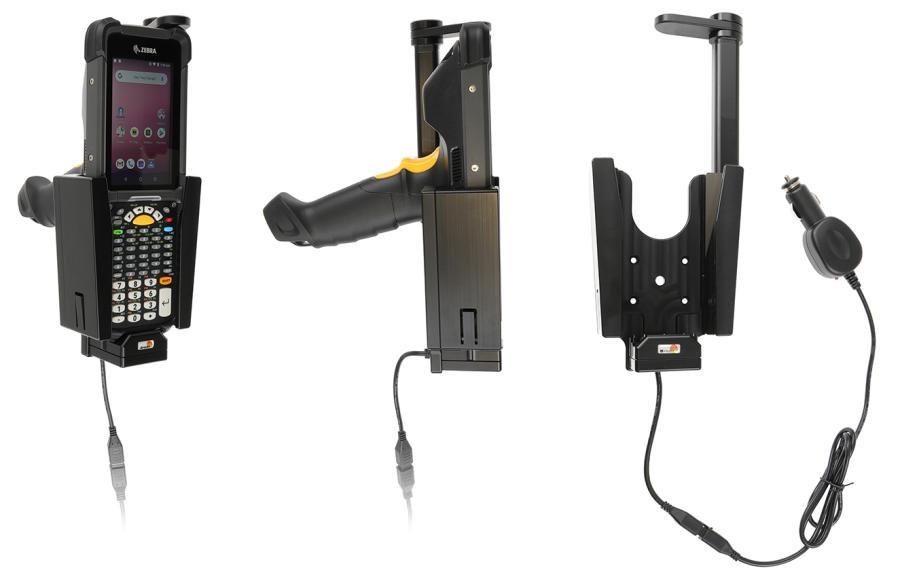 Brodit Active holder with cig-plug for Zebra MC9300 - Handy/Smartphone - Aktive Halterung - Auto/Innenbereich - Schwarz