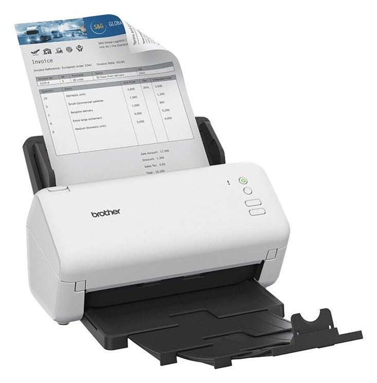 Brother ADS-4100 - Dokumentenscanner - Dual CIS - Duplex - A4 - 600 dpi x 600 dpi - bis zu 35 Seiten/Min. (einfarbig)