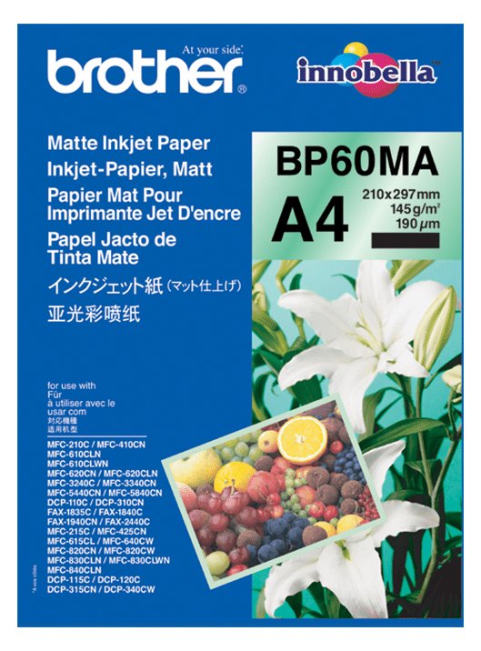 Brother BP60MA Matte Inkjet Paper - Matt - A4 (210 x 297 mm)