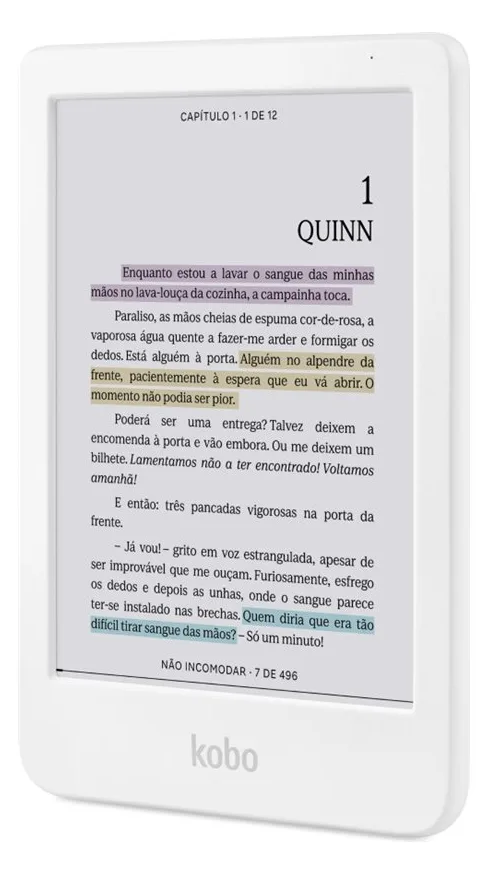 Kobo Clara Colour, 15,2 cm (6"), E-Tinte Kaleido, 1448 x 1072 Pixel, PNG, BMP, TIFF, GIF, JPEG, 16 GB, 512 MB, Ansicht 4