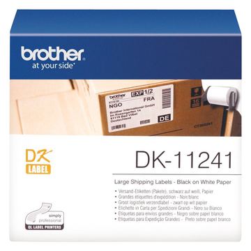 Brother DK-11240 - Schwarz auf Weiß - 51 x 102 mm 600 Etikett(en) Versandetiketten von LumaTech