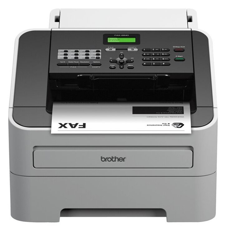 Brother FAX-2840 - Faxgerät / Kopierer - s/w - Laser - 215.9 x 355.6 mm (Original)