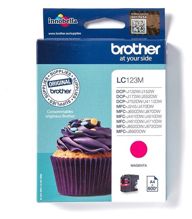 Brother LC123M - Hohe Ergiebigkeit - Magenta