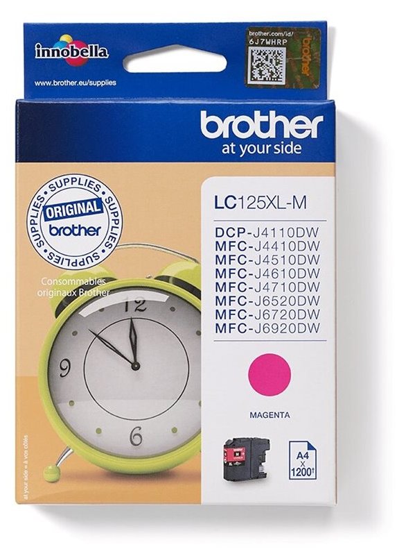 Brother LC125XLM - Sehr hohe Ergiebigkeit - Magenta