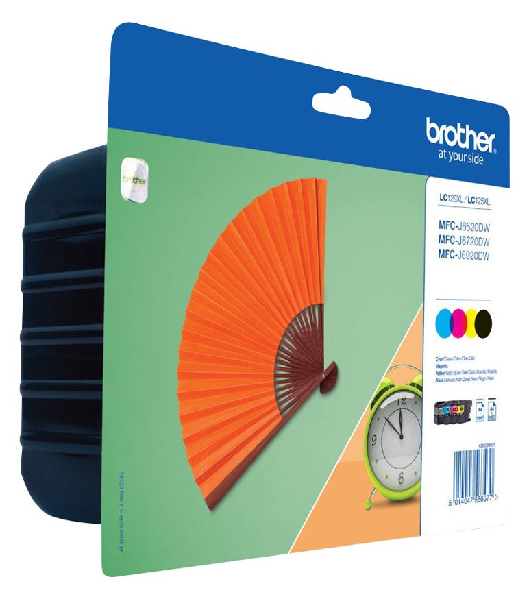 Brother LC129XL Value Pack - 4er-Pack - Schwarz, Gelb, Cyan, Magenta