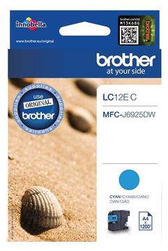 Brother LC12EC - XL-Kapazität - Cyan - Original von LumaTech