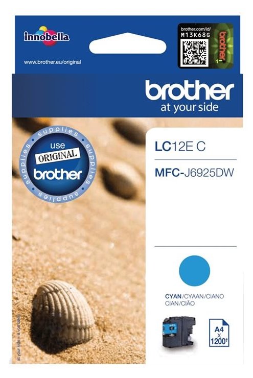 Brother LC12EC - XL-Kapazität - Cyan - Original