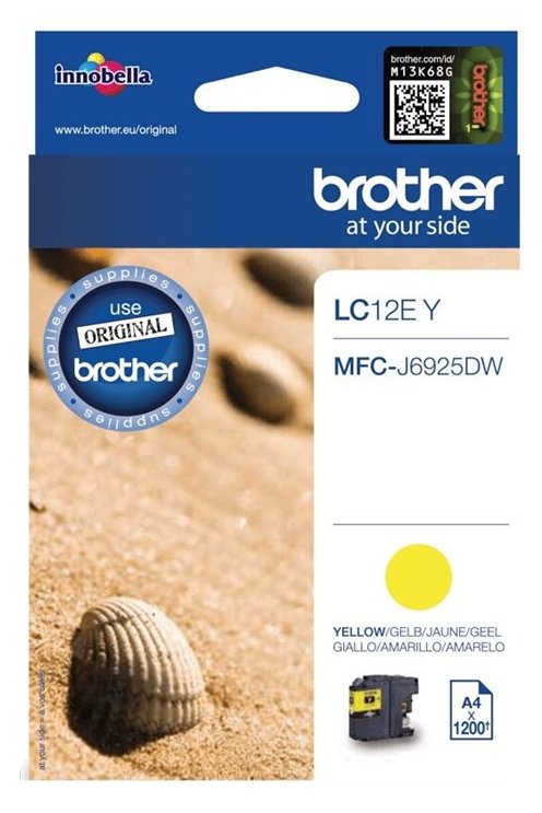 Brother LC12EY - XL-Kapazität - Gelb - Original