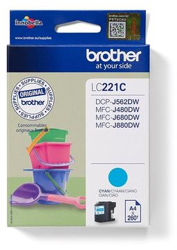 Brother LC221C - Cyan - Original - Tintenpatrone von LumaTech