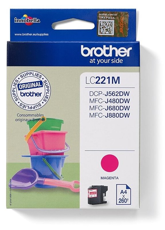Brother LC221M - Magenta - Original - Tintenpatrone