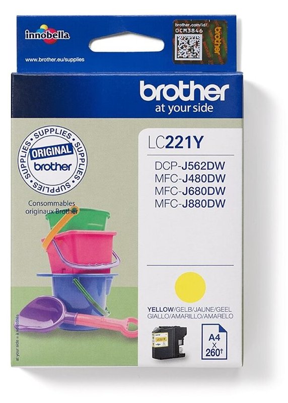 Brother LC221Y - Gelb - Original - Tintenpatrone