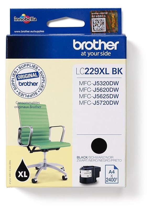 Brother LC229XLBK - Schwarz - Original - Tintenpatrone
