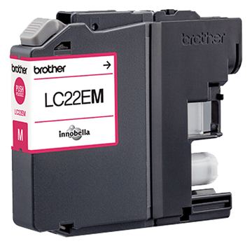 Brother LC22EM - Sehr hohe Ergiebigkeit - Magenta von LumaTech
