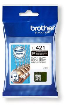 Brother LC421BK - Schwarz - original - Tintenpatrone von LumaTech