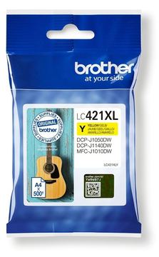 Brother LC421XLY - Hohe Ergiebigkeit - Gelb - original von LumaTech