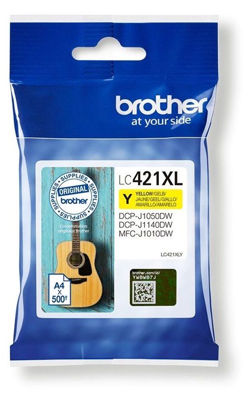 Brother LC421XLY - Hohe Ergiebigkeit - Gelb - original